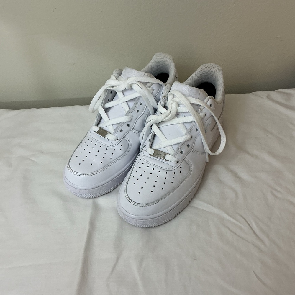 Nike Air Force 1, White Sneakers, Men’s US Size 8